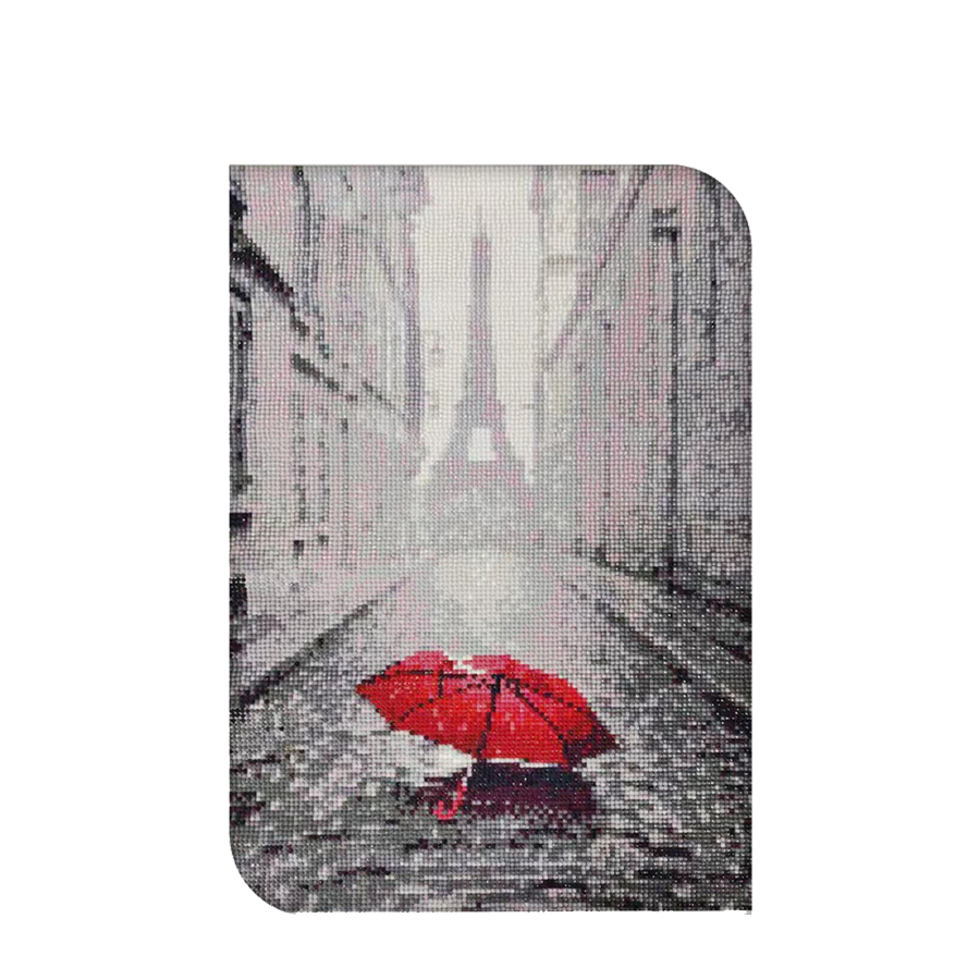 Diamantmalerei-Set Pariser Regenschirm 40x50cm