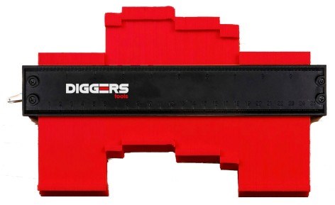 Markierungshilfe für Bagger 12x12 cm - dig739