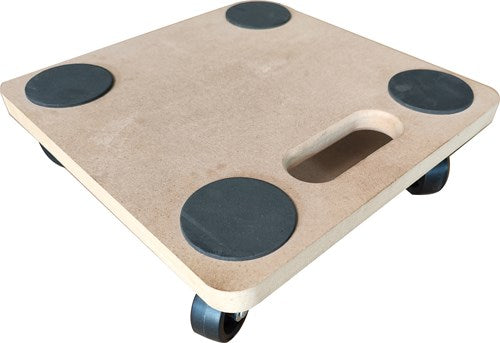 Bagger MDF-Rollwagen | 29x29cm | 200kg Kapazität | 50 mm harte PP-Räder | fsc 100 % – dig771