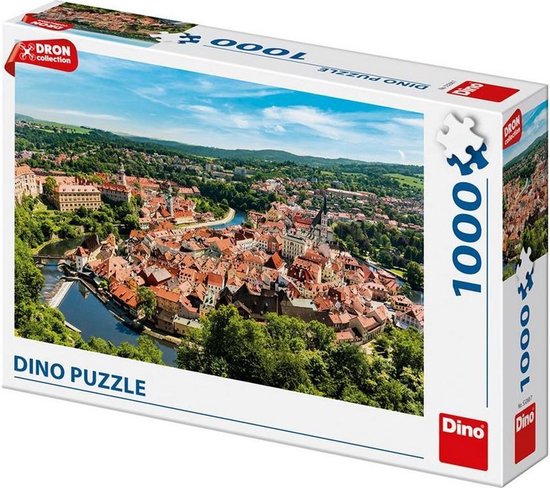 Puzzle Drohne Bild český krumlov 1000 Stücke