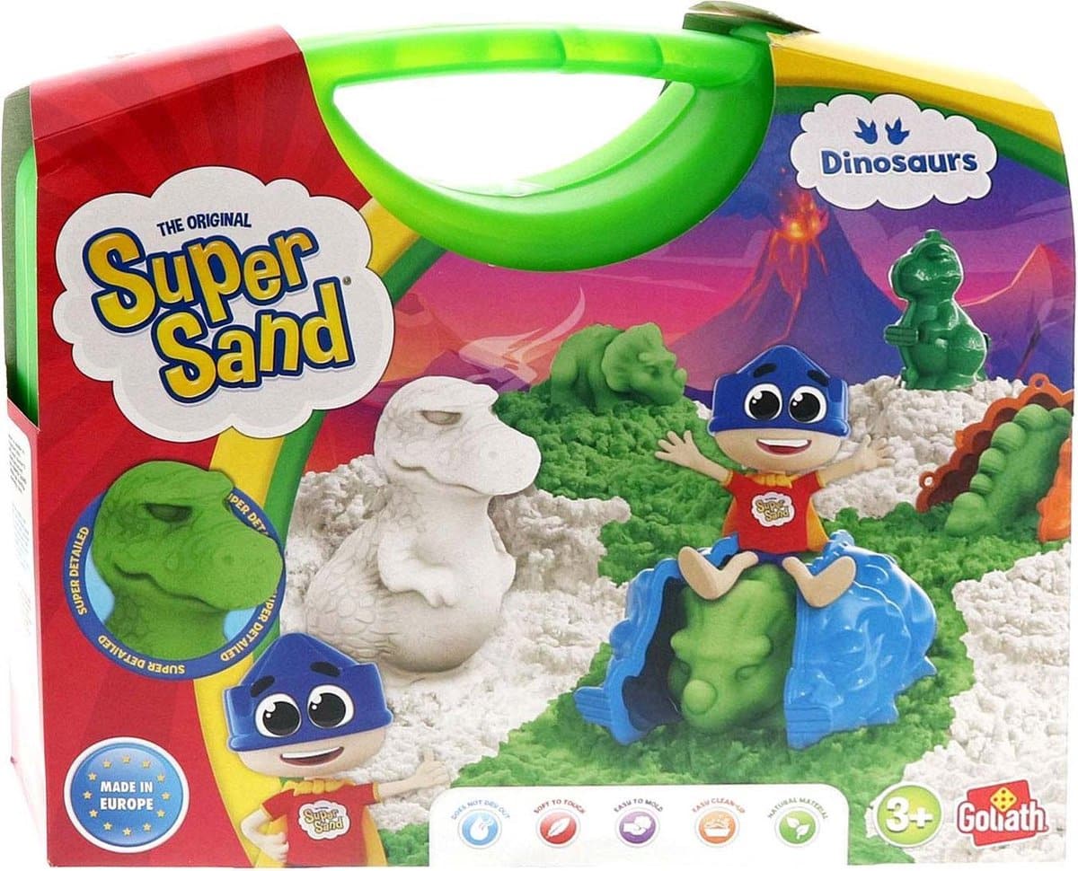 Super Sand Dinosaurus im Koffer