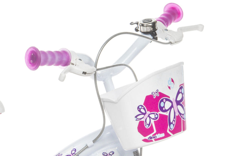 Dino Flappy 14 Zoll 24 cm Mädchen, die Prämisse Weißrosa stecken