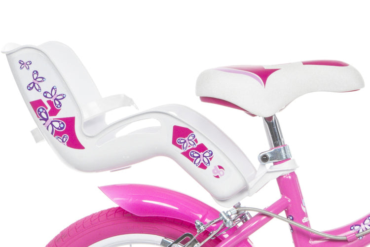 Dino Flappy 14 Zoll 24 cm Mädchen, die Prämisse Weißrosa stecken