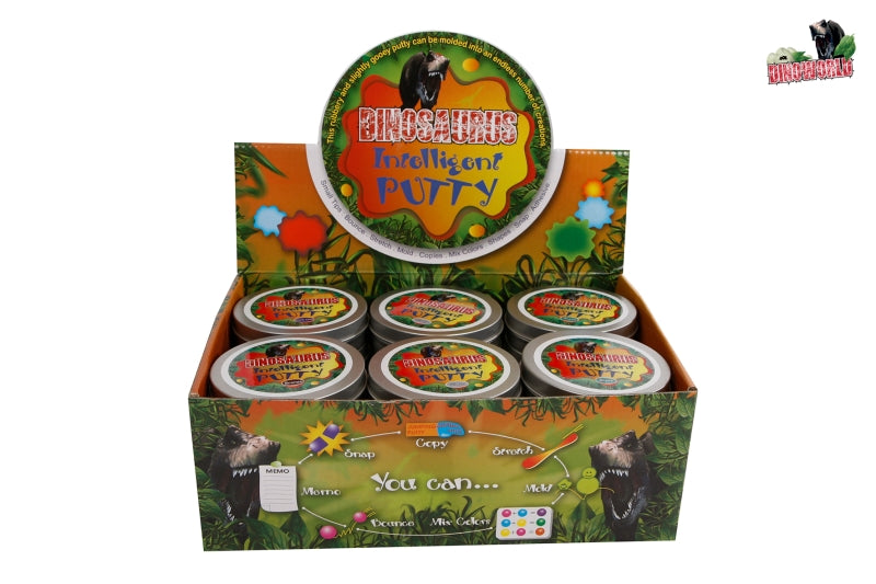 Verschiedene Marken dinoworld intelligent putty (4 sort.)