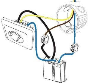 Dio-Empfänger-Schaltmodul hinter Steckdose 3500 W – 6960260