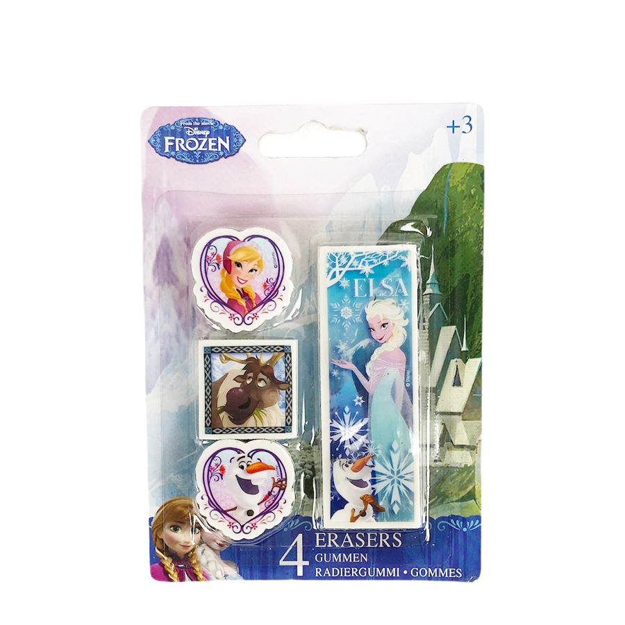 Disney Radiergummis Frozen 4-teilig