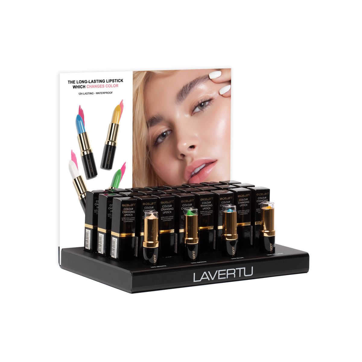 Ausgezeichnetes Lippenstift Display komplett (24st)