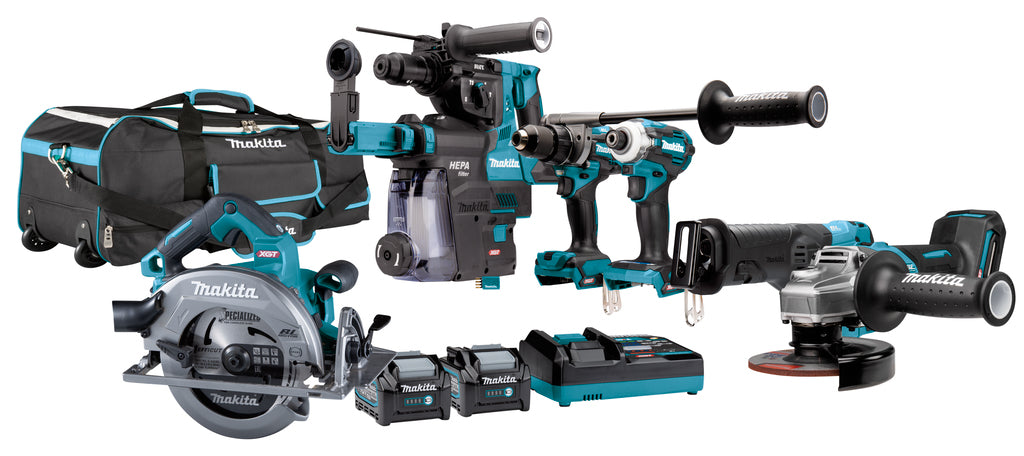 Makita dk0162g601 | Kombinationsset 40V max | 4,0ah | td001g | df001g | jr001g | ga005g | | hr002g | hs004g | im Beutel - dk0162g601