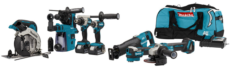 Makita dlx7020tx1 | Kombinationsset | 7 Maschinen | 18v | 2 x 5,0 Ah | Li-Ion