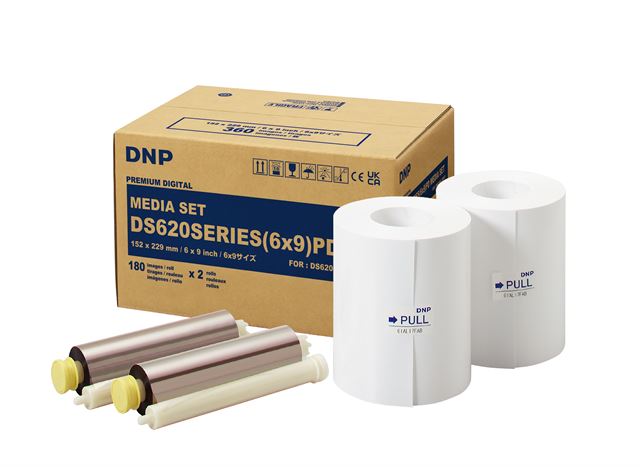 DNP -Papier DM69620 2 Roll � 180 St. 15x23 für DS620