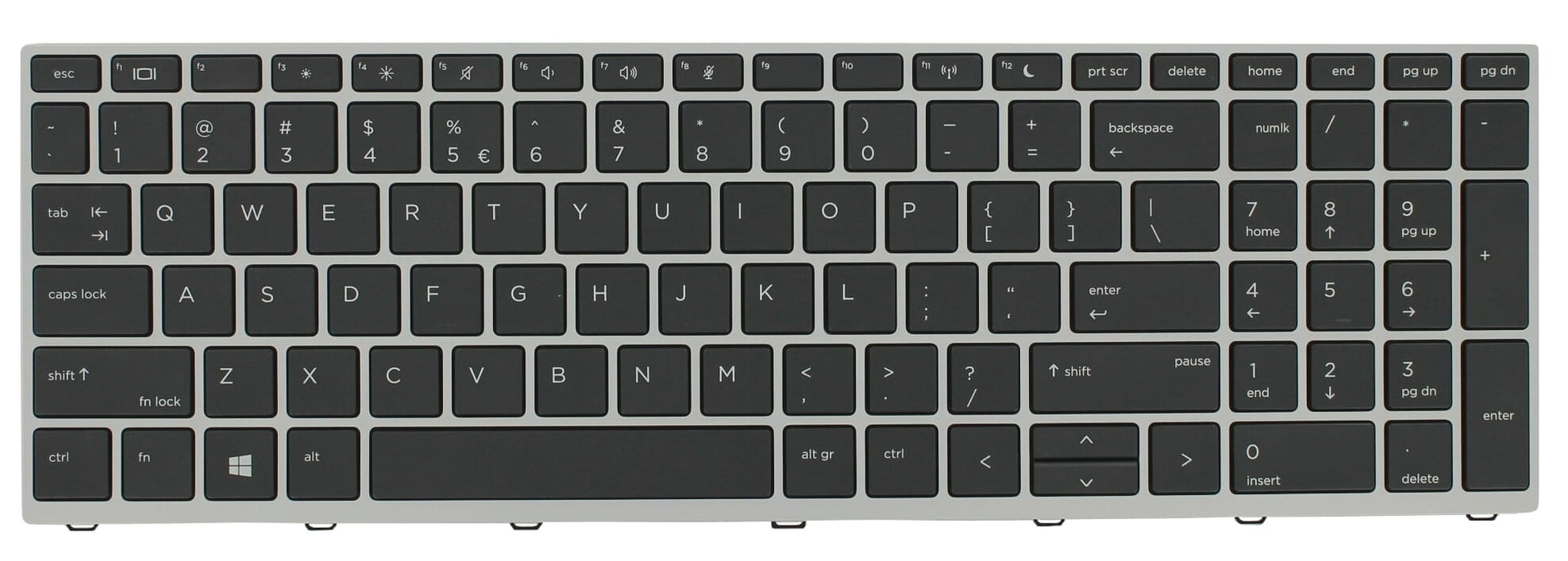 HP Laptop -Tastatur QWERTY Us