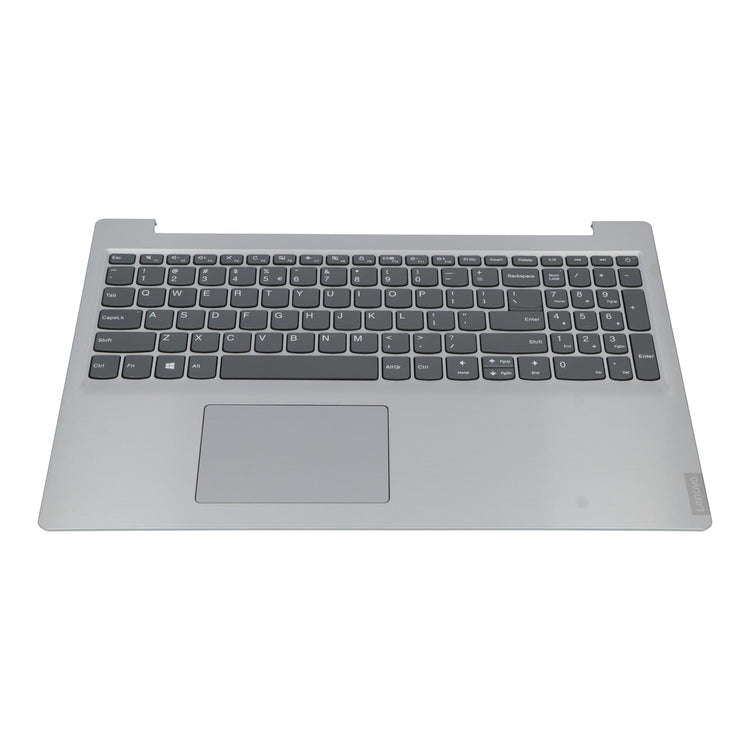 Lenovo Laptop Tastatur QWERTY Us + Top Cover Silber