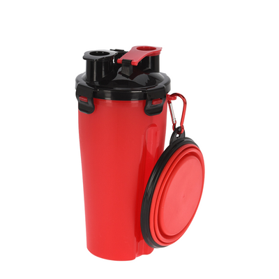 Abi Dogs Collection Hundefutterbecher mit Schüssel rot 880 ml