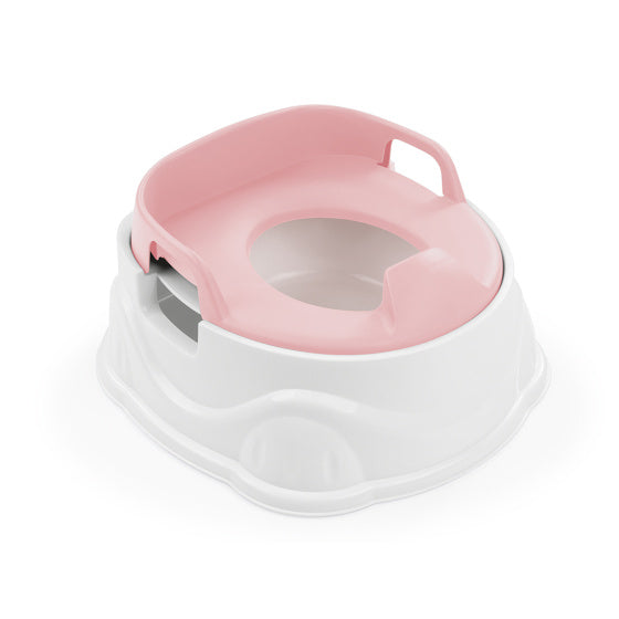 Dolu 3-in-1-Bildungsschleib mit Toilettenreduzierer weiß Pink