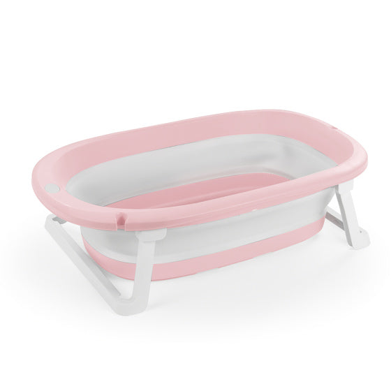 Dolu faltbares Babybad rosa weiß