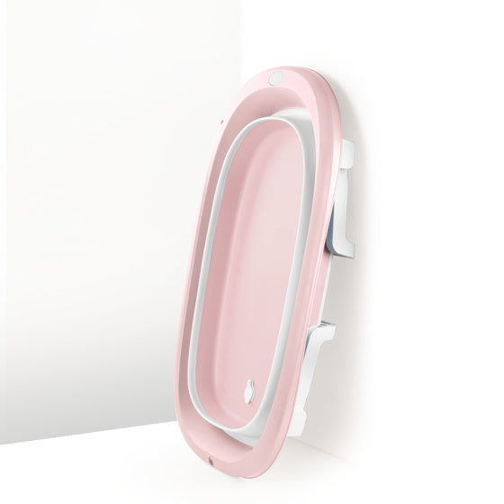 Dolu faltbares Babybad rosa weiß