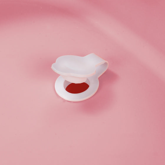 Dolu faltbares Babybad rosa weiß