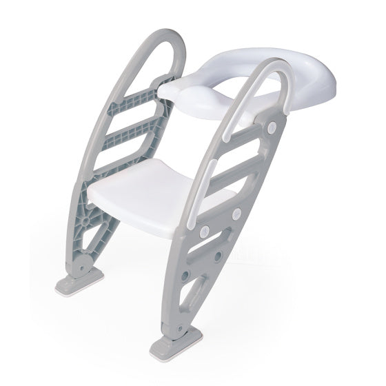 Dolu Educational Toilet Trainer mit Stufen aus Toilettenreduzierer grau