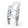 Dolu Educational Toilet Trainer mit Stufen aus Toilettenreduzierer grau