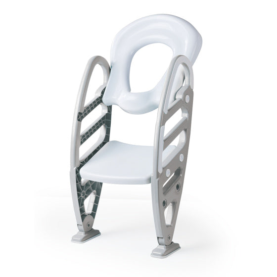 Dolu Educational Toilet Trainer mit Stufen aus Toilettenreduzierer grau