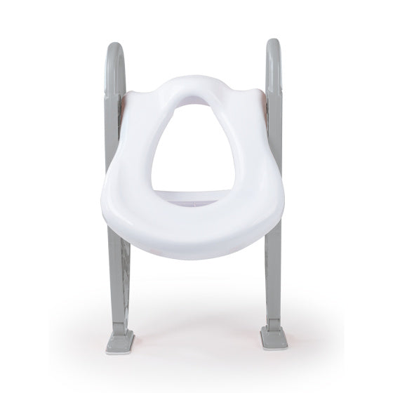 Dolu Educational Toilet Trainer mit Stufen aus Toilettenreduzierer grau