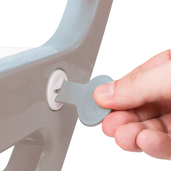Dolu Educational Toilet Trainer mit Stufen aus Toilettenreduzierer grau