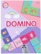 Intro Domino Game, der erste, der die Dominokarten mit Tieren Platten verliert