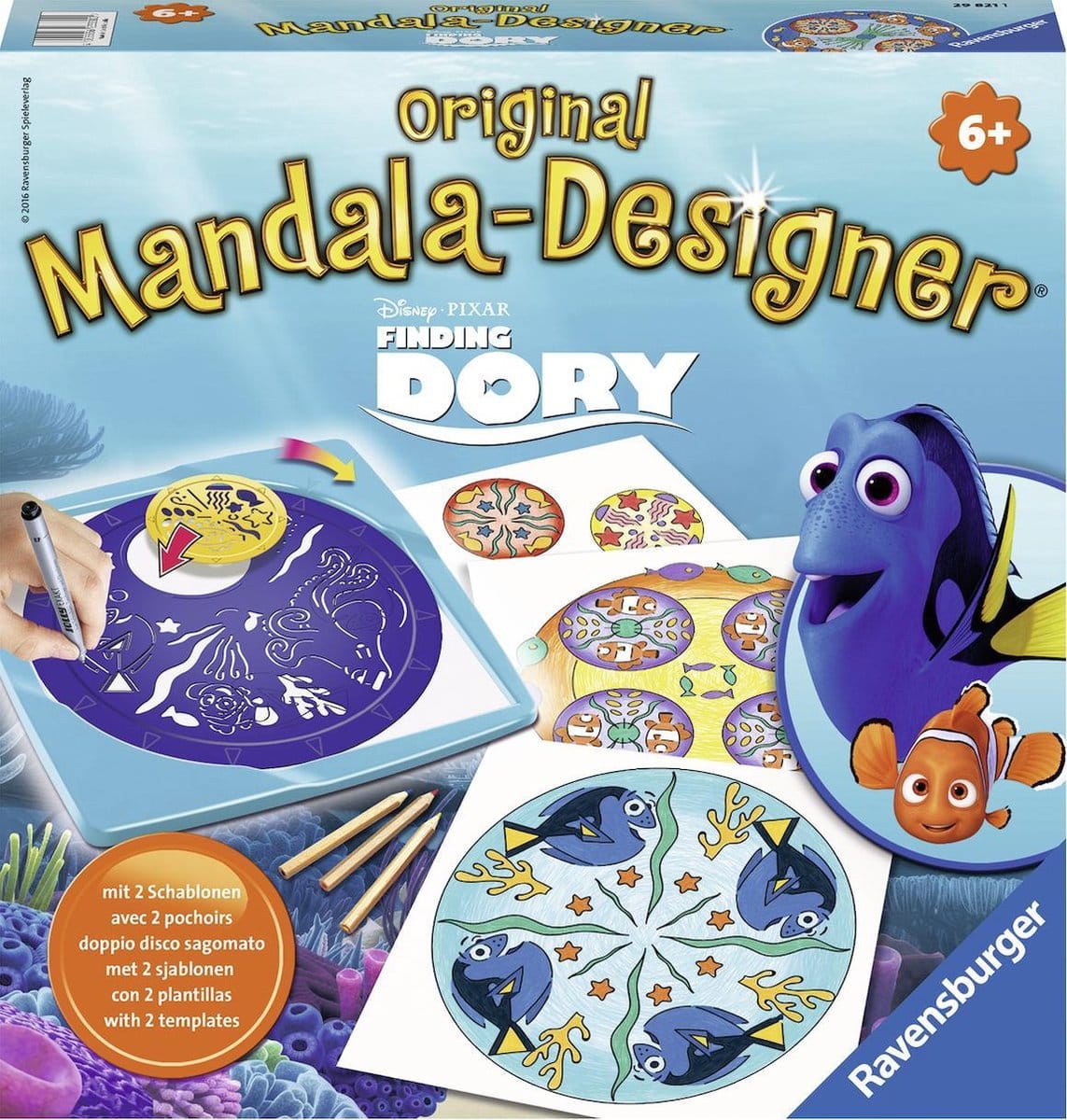Disney Mandala Designer findet Dory Van Disney