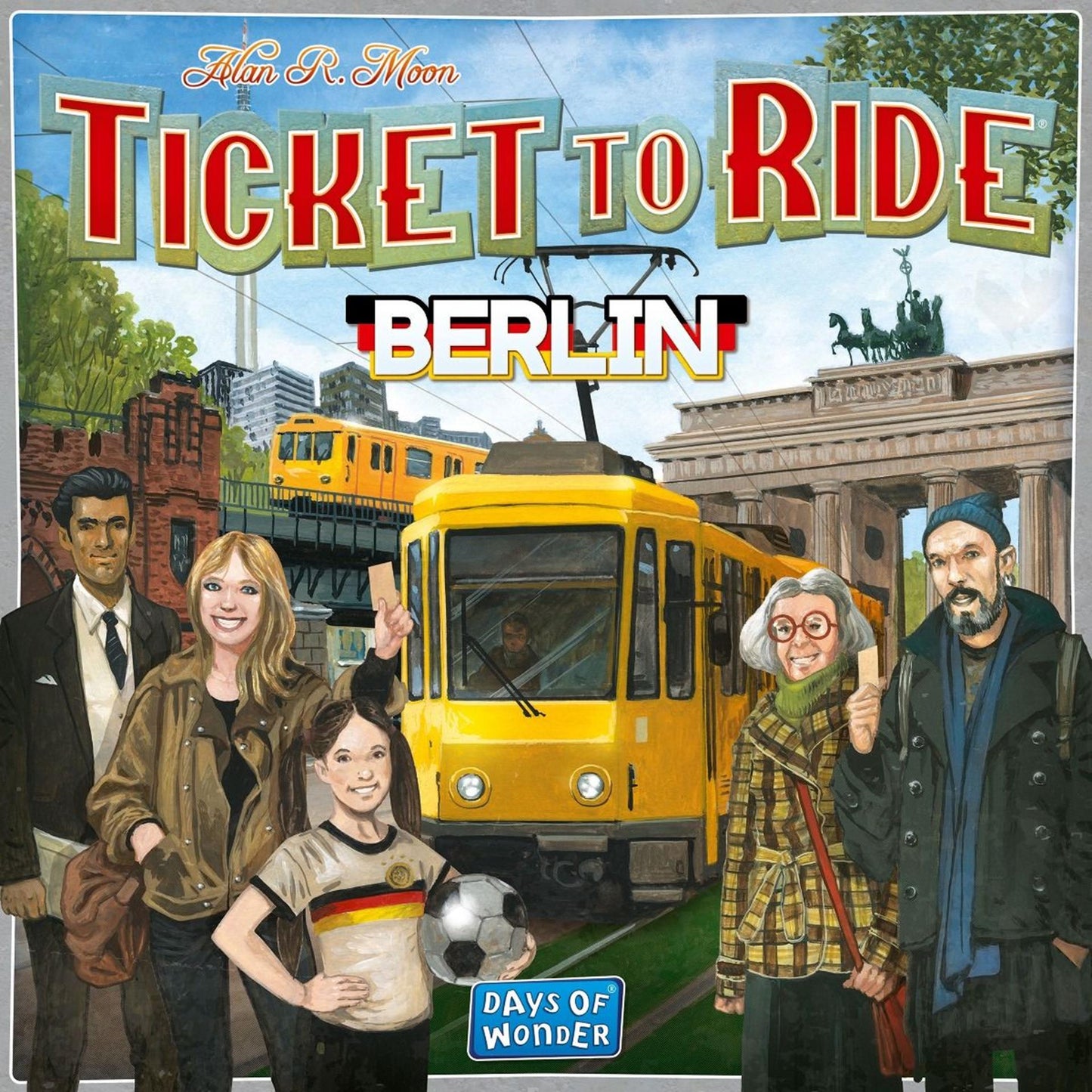 Brettspiel „Ticket to Ride Berlin“.