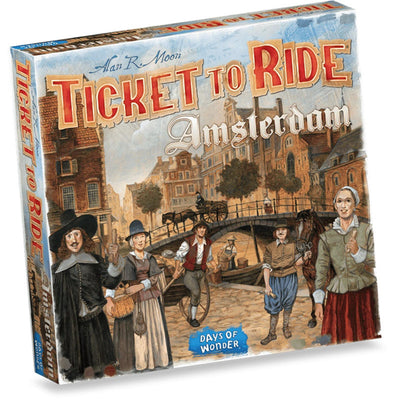 Asmodee -Ticket, um Amsterdam zu fahren