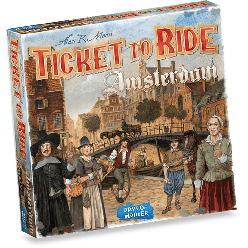 Asmodee -Ticket, um Amsterdam zu fahren