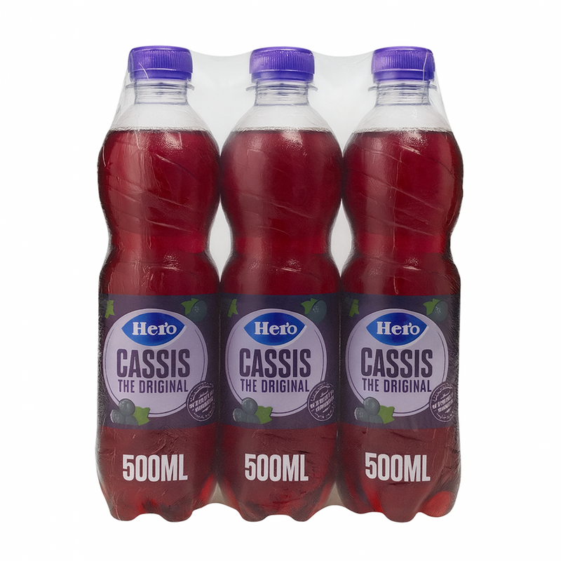 Hero Cassis-Kappe (6x 50cl)