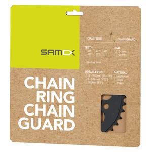 SAMOX PD-R4-S Kettenblatt 44 Tands 104 mm 3 32-11 128 Stahlschwarz