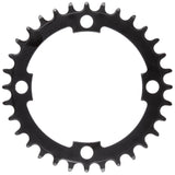 Messinggelagertes Samox E-Bike Kettenblatt NW 34T BCD 104 mm. 1 2x3 32 und 11 128 Stahl schwarz - afbeelding 1