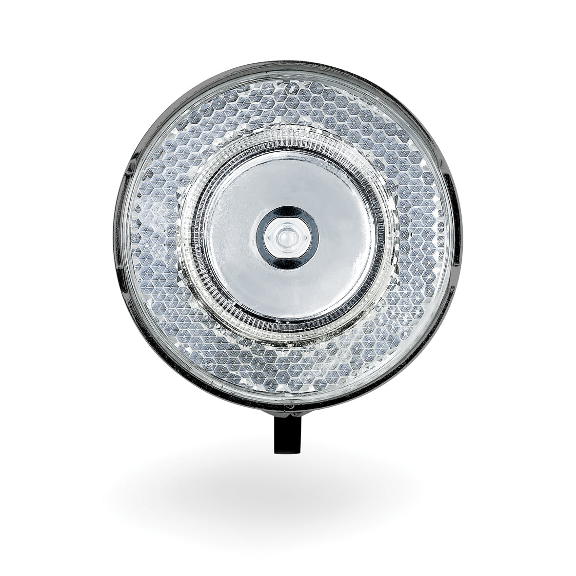 Scheinwerfer 706-B Retro 15 lux led batterie chrom schwarz