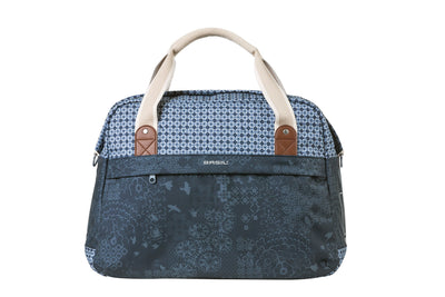 Basil Bohème Fahrrad-Umhängetasche - einfache blaue Fahrradtasche (18L)