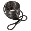 Schaufensterkabel 5m x 10mm mit Doppelschlaufe schwarz