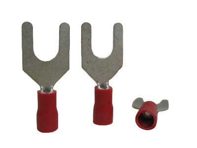 Bofix -Kabelschuh -Amp -Gabel M6 Red (25st)