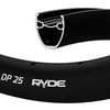 Ryde b.v. Felge 28' - 14 dp25 28'-622 schwarze Scheibe 32 Löcher