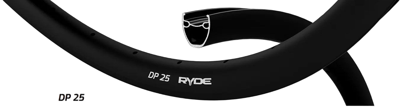 Ryde b.v. Felge 28' - 14 dp25 28'-622 schwarze Scheibe 32 Löcher