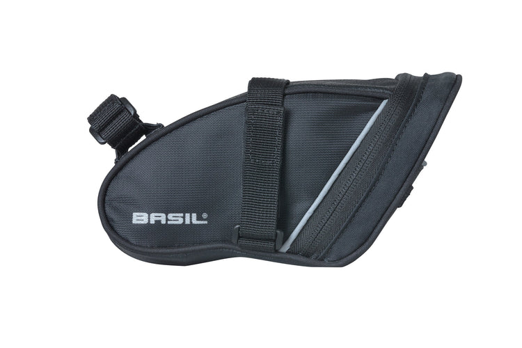 Satteltasche Basil Sport Design M, wasserabweisend, schwarz, 1L