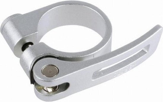 Kalloy Kalloy uno Schnellveröffentlichung Saddle Clamp Schnell Pan Alu Silver 31,8 mm