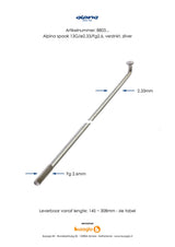 Alpina 13g (2,34 mm) 230 mm Zink (P36) - afbeelding 2