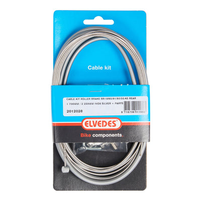 ELVEDES Kabelsatz Rollerbrake Brim85 55 45 hinten Silber
