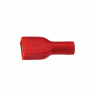 Bofix -Kabelschuh flach, weiblich 6,3 mm. Vollständig isoliert. pro 25