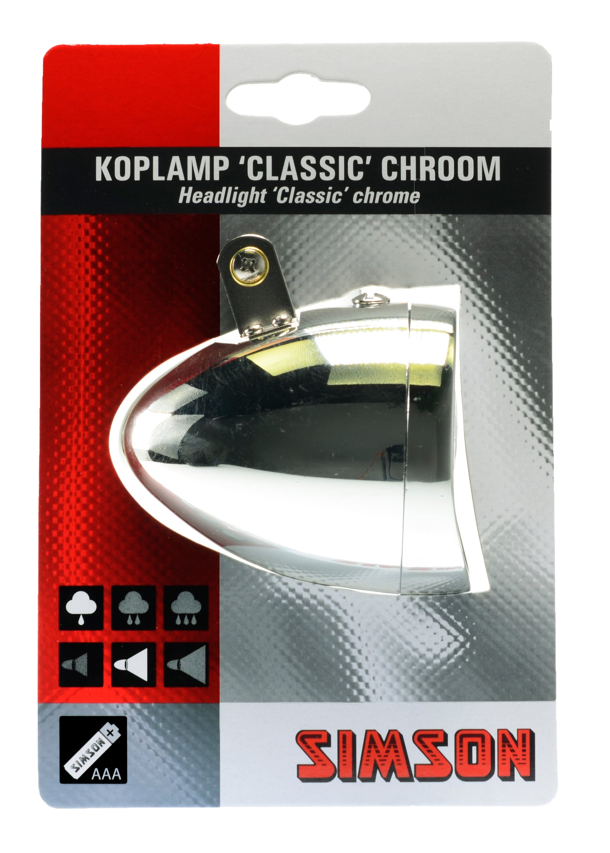 Simson Scheinwerfer classic chrom
