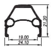 Primax E Str20 Rim 28 Zoll (622) 36 Löcher Bremskante schwarz - afbeelding 2