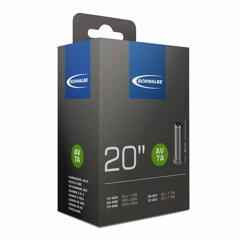 Schwalbe Schlauch av7a 20 Zoll 20x1 3 8 28 37-438-451 av 40 mm