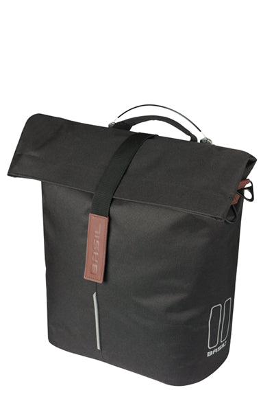 Basilliko Fahrradkäufer Stadt 14 Liter 11 x 29 x 36 cm schwarz