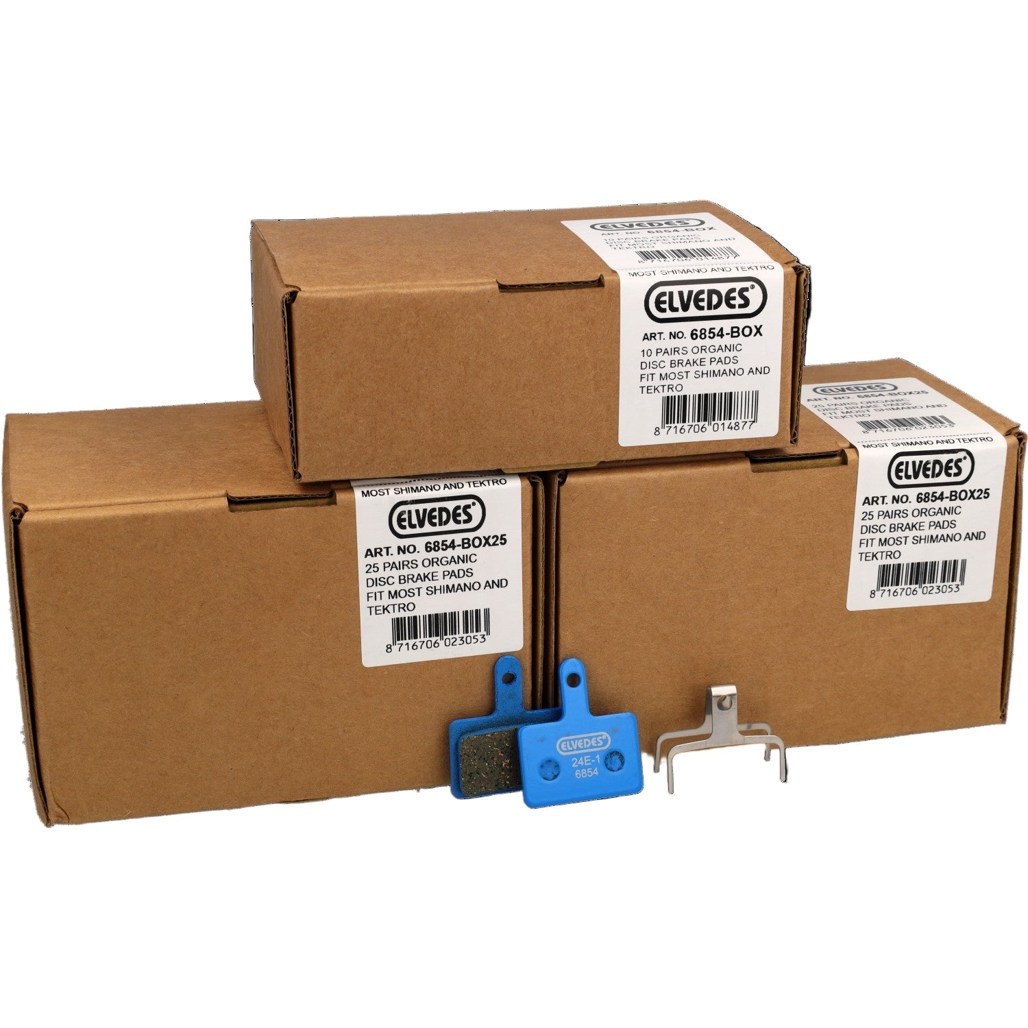 ELVEDES CD BREME BLOCK SHIMANO 525 Bio -Box (60)